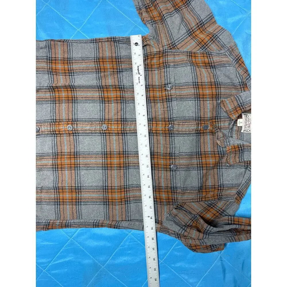 J.Crew Re-Imagined Midweight Double Brushed Flannel Shirt – Men’s Small